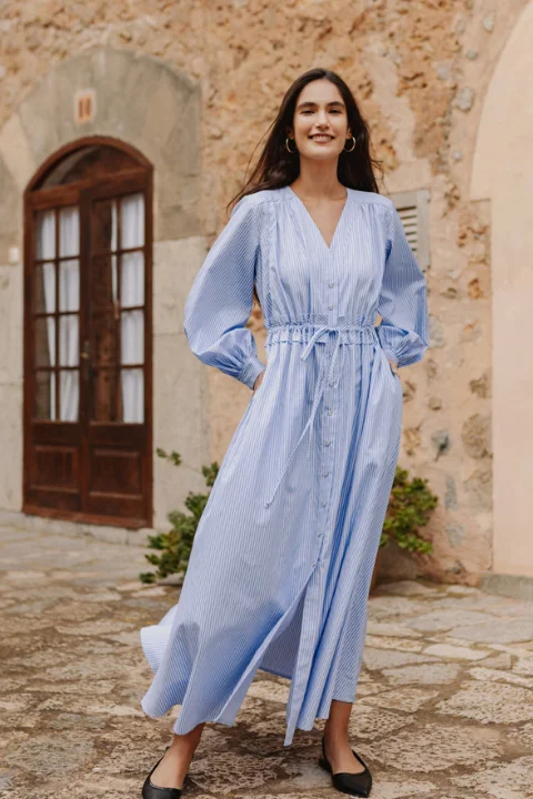 Provence Dress - Blue