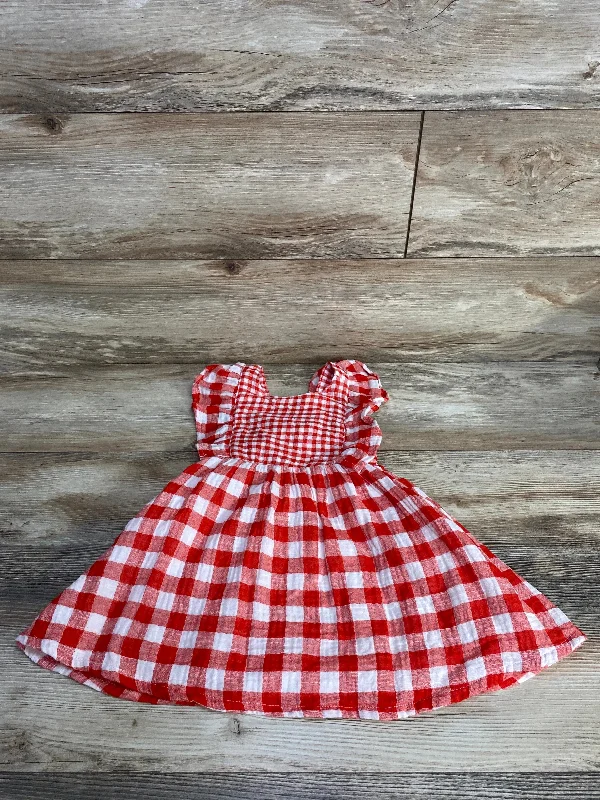 Cat & Jack Gingham Dress Red sz 2T