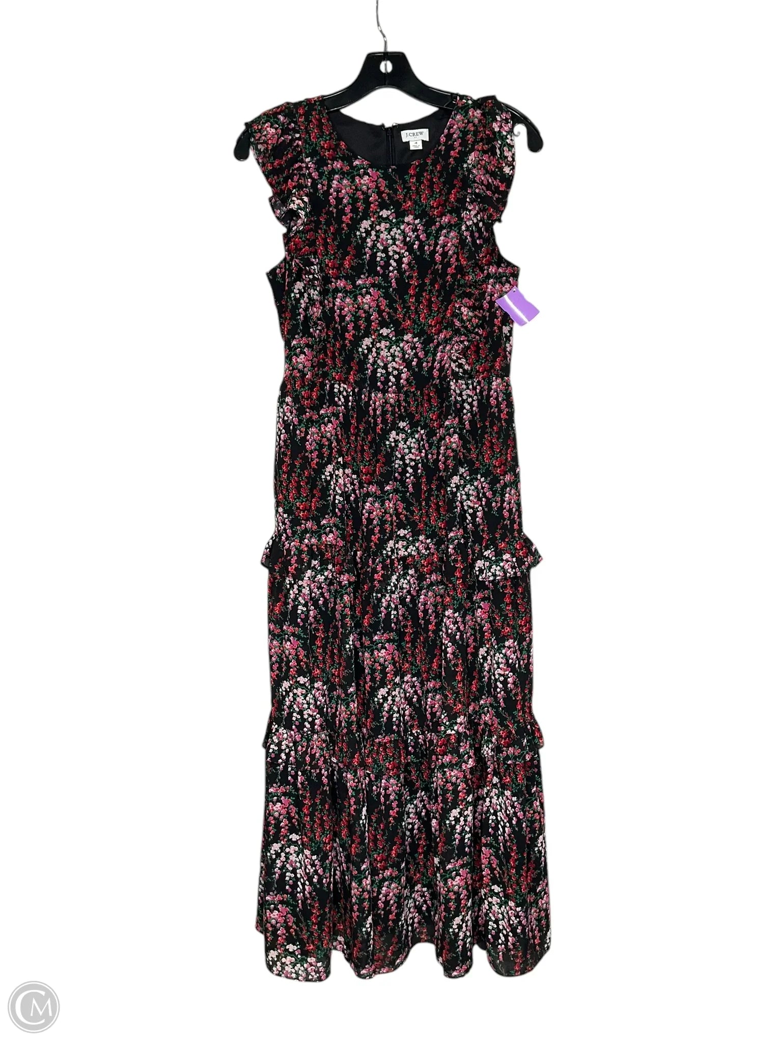 Dress Casual Maxi By J. Crew In Floral Print, Size: S