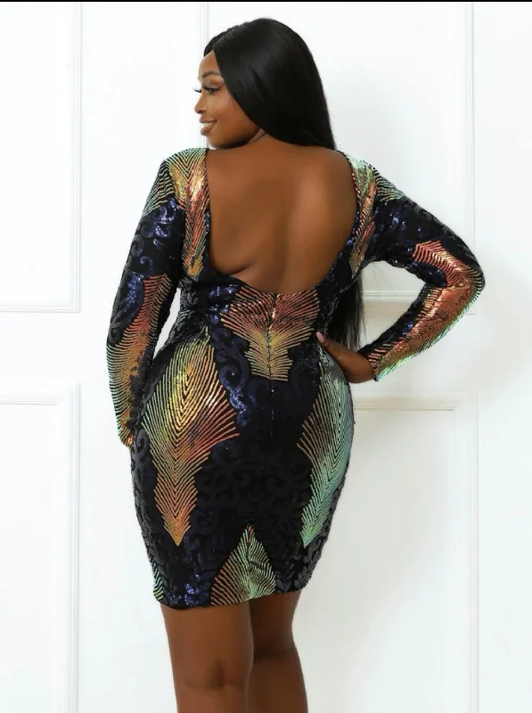 Kendra Sequin Dress