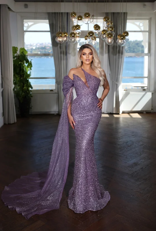 Modessa Couture M22405 Long Mermaid Formal Sequin Prom Dress