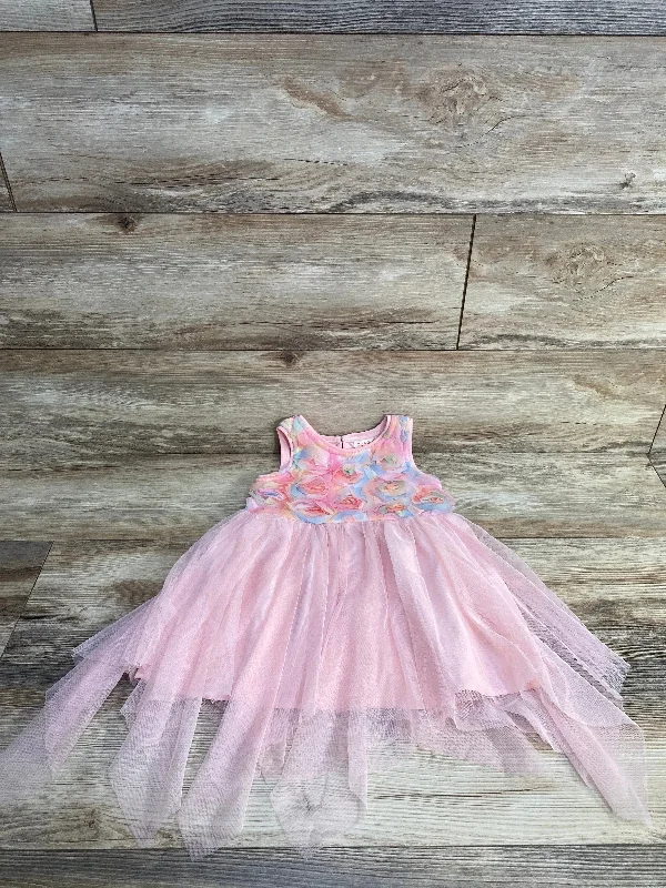 Cat & Jack Floral  Tulle Dress Pink sz 2T