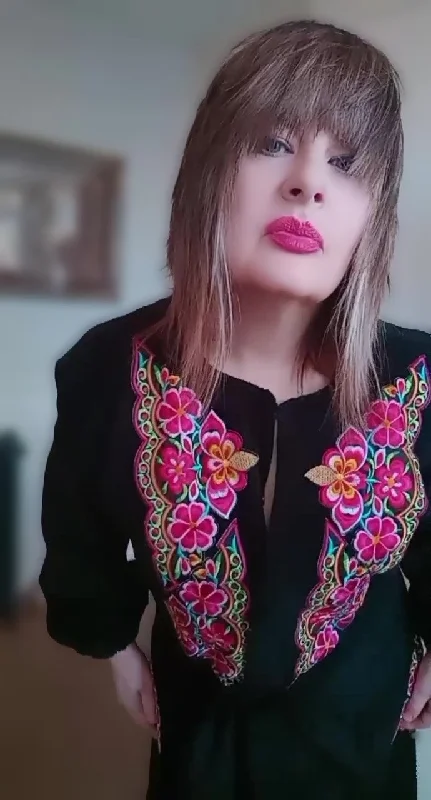 HELEN - folk art embroidered dress
