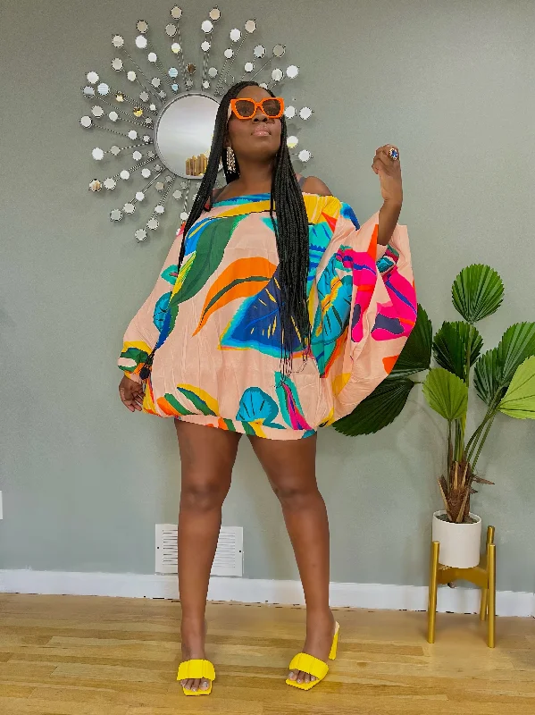 Tropical Bubble Dress