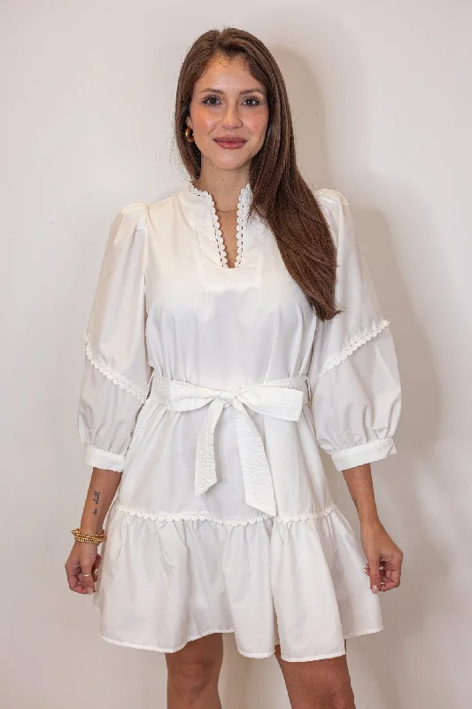 Delightful Days Off White Dress