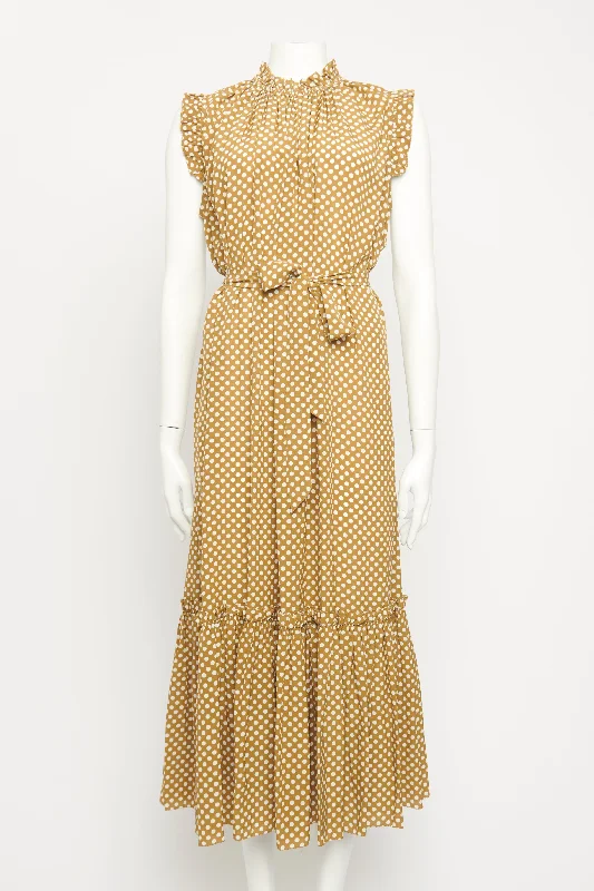 Super Eight Polka Dot Silk Preowned Dress