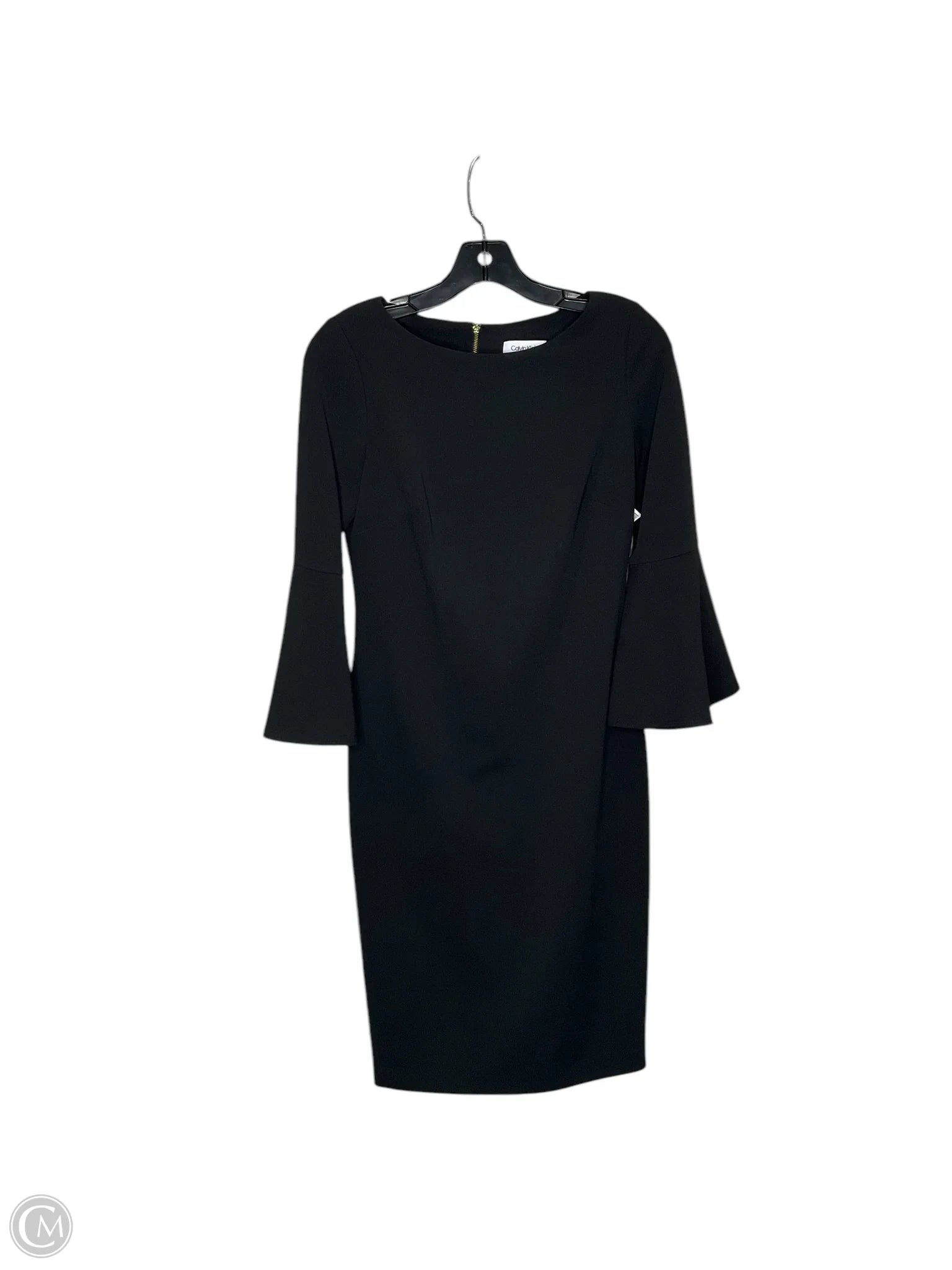 Dress Work By Calvin Klein In Black, Size: S