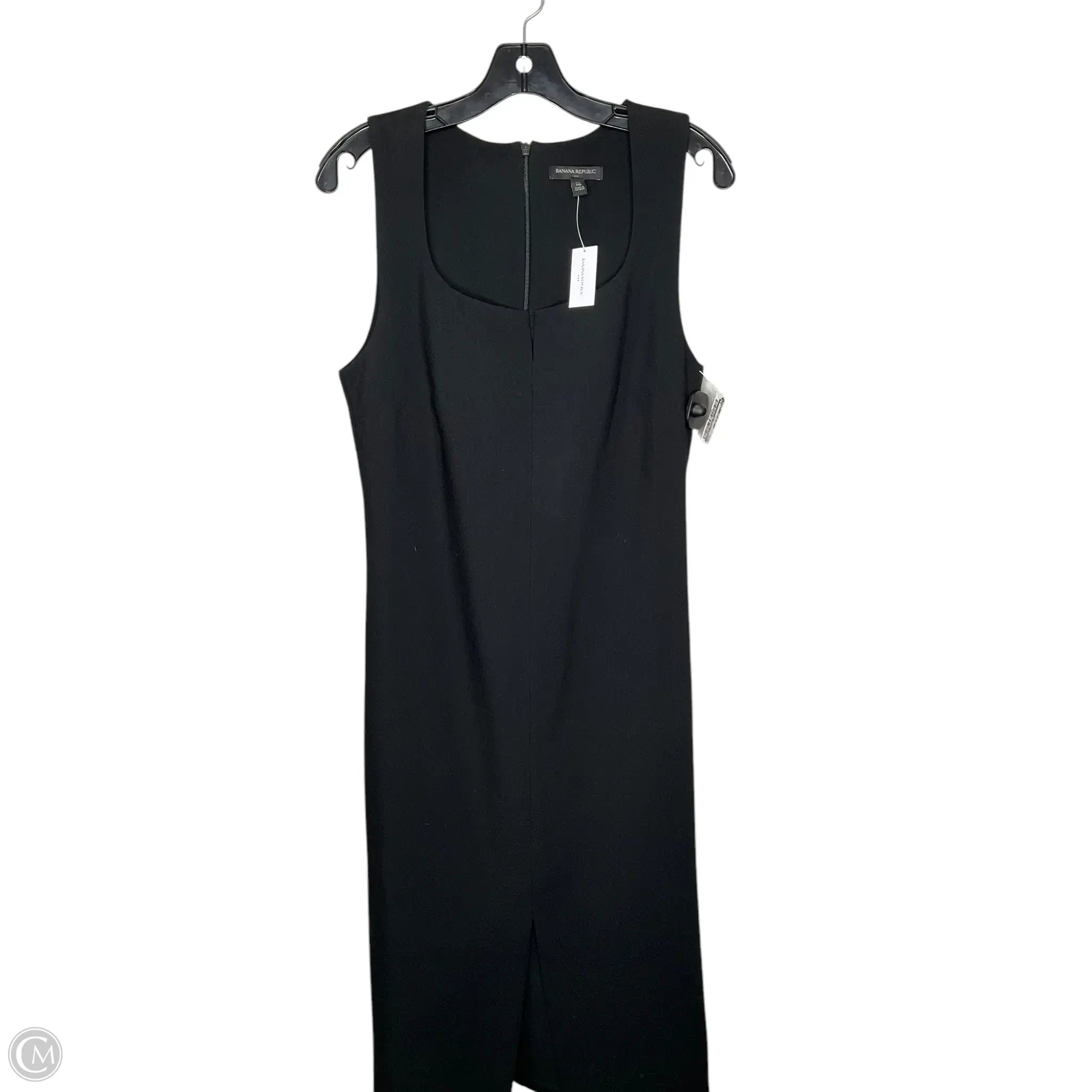 Dress Casual Maxi By Banana Republic In Black, Size: 10