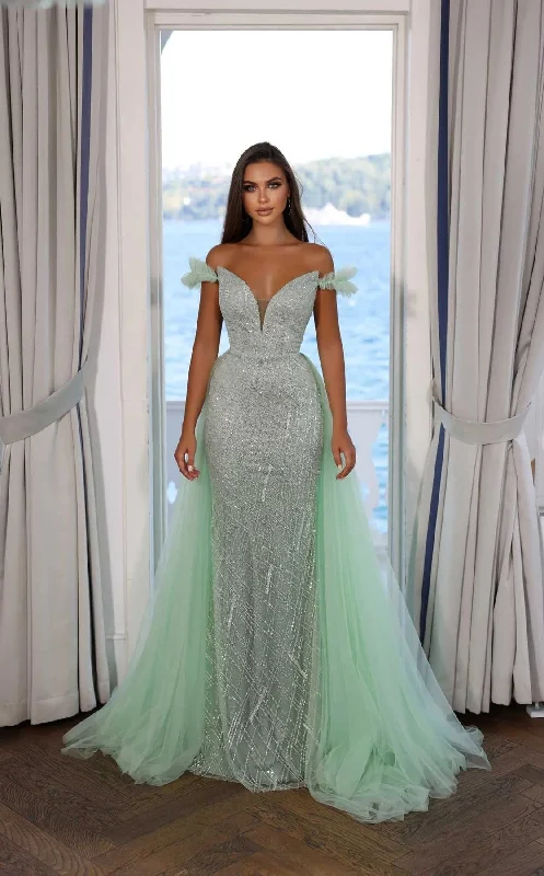 Modessa Couture M20346 Long Prom Formal Beaded Evening Dress