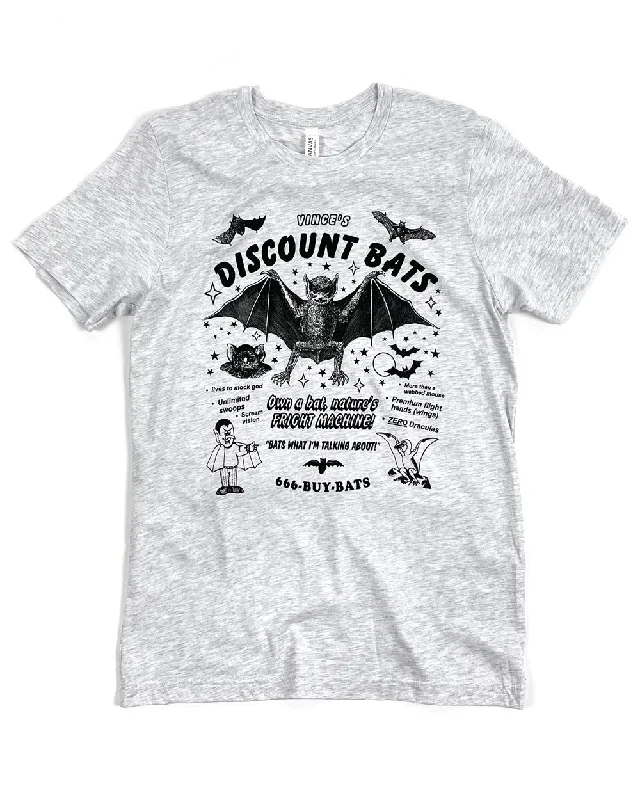 Discount Bats Unisex Shirt Casual Short Sleeve Top