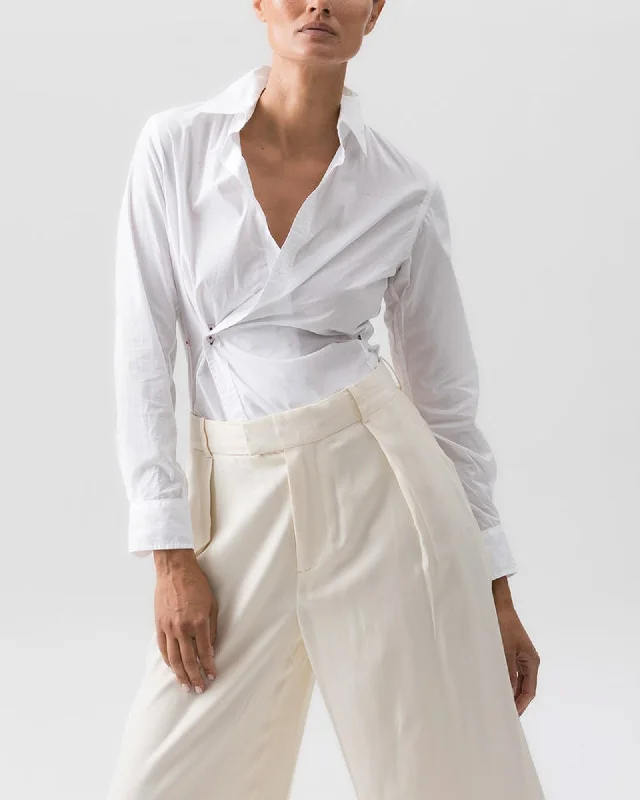 Fitted Cotton Shirt Stylish Casual Short Tee