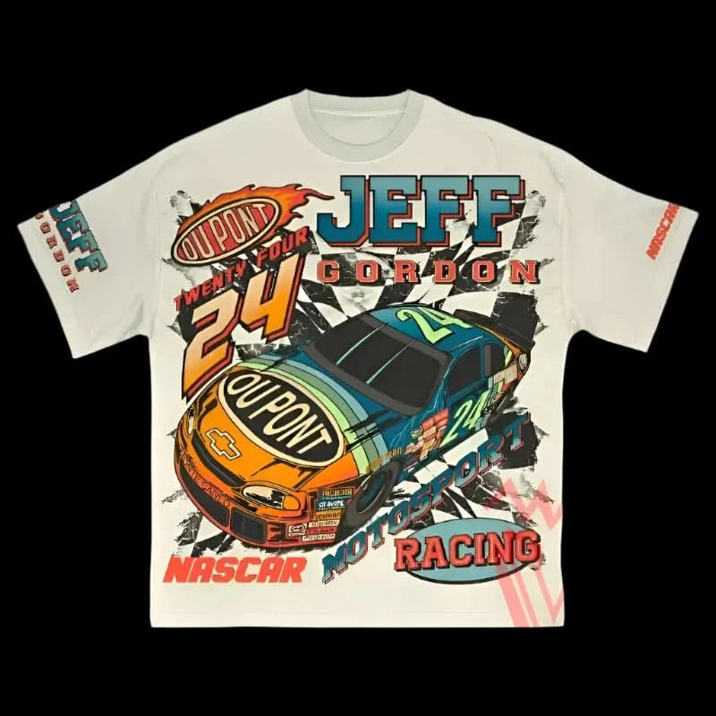 Jeff Gordon T Shirt - Nascar Driver 24 Stylish Crew Neck Shirt