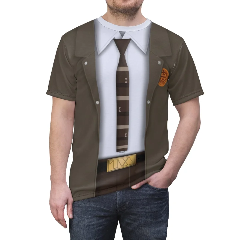 Loki Variant Shirt, Loki TV Series Costume Fashionable Button-Front Short Sleeve