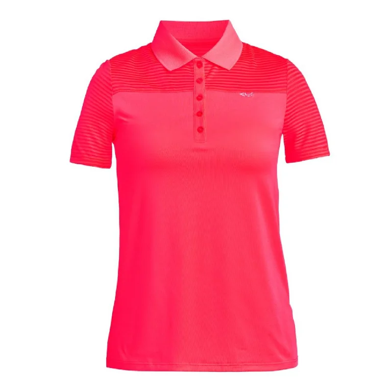 Rohnisch Ladies Miko Golf Polo Shirt 110168 Relaxed Short Sleeve Tee