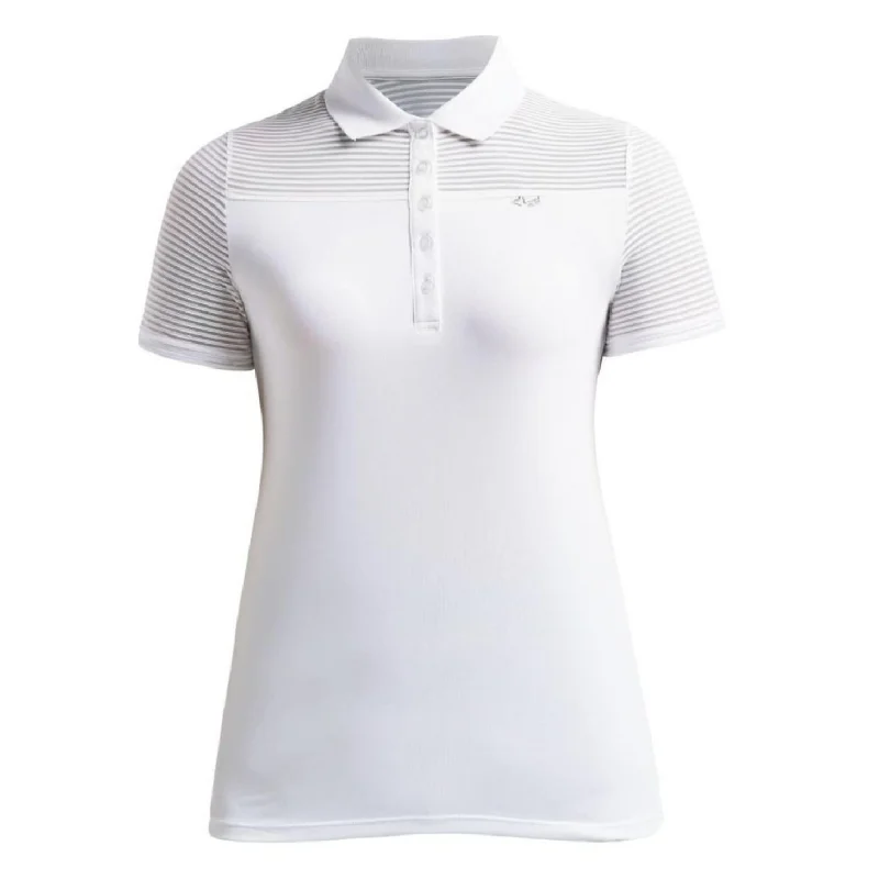 Rohnisch Ladies Miko Golf Polo Shirt 110168 Chic Button-Up Short Shirt