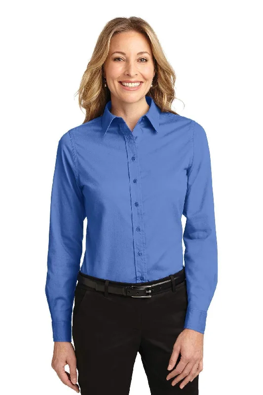 Port Authority Ladies Long Sleeve Easy Care Shirt.  L608 Modern Short Sleeve Top