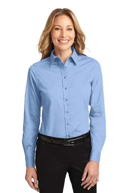 Port Authority Ladies Long Sleeve Easy Care Shirt.  L608 Comfortable Fitted Short Sleeve