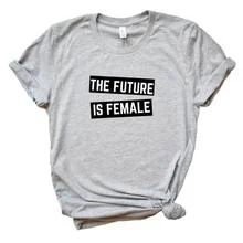 The Future Is Female - Feminist T Shirt Stylish Short Sleeve Polo