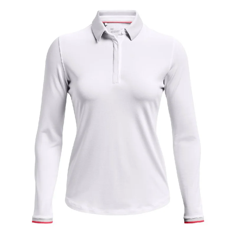 Under Armour Ladies Zinger LS Golf Shirt 1366351 Elegant Lace-Trimmed Short Shirt