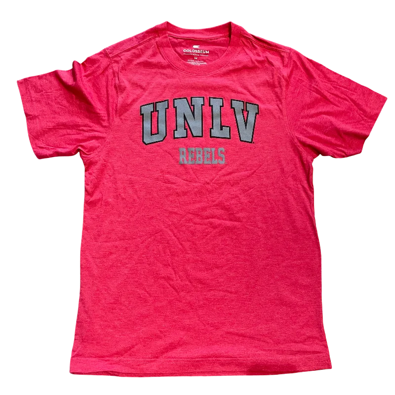 University of Nevada Las Vegas UNLV  Playbook T shirt-Red Elegant Off-Shoulder Short Shirt