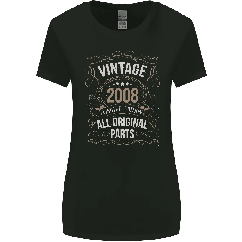 15th Birthday Limited Edition 2008 Womens Wider Cut T-Shirt Iron Safe Non-Iron Wrinkle Free 15th Birthday Limited Edition 2008 Womens Wider Cut T-Shirt Iron Safe Non-Iron Wrinkle Free