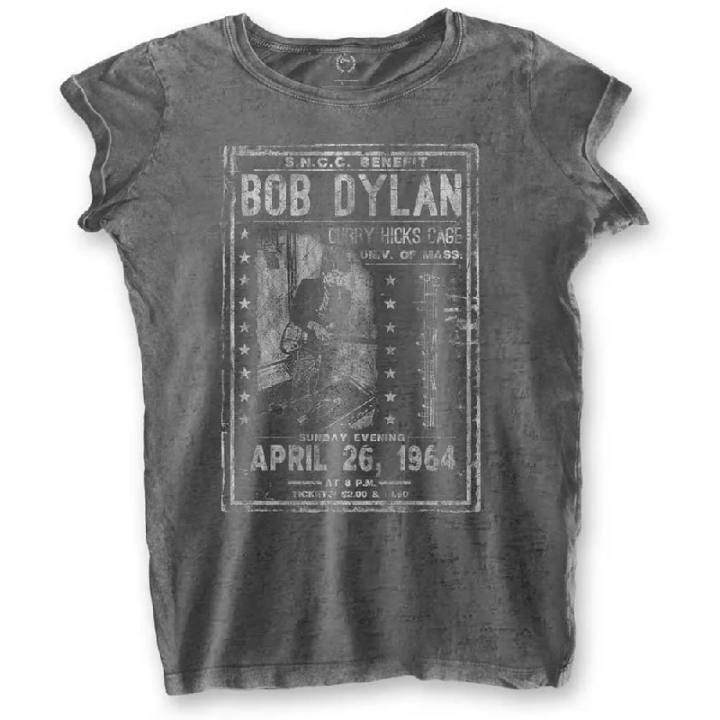 Bob Dylan Ladies T-Shirt: Curry Hicks Cage (Burn Out) Cotton Fabric Linen Fabric Terry Fabric Bob Dylan Ladies T-Shirt: Curry Hicks Cage (Burn Out) Cotton Fabric Linen Fabric Terry Fabric