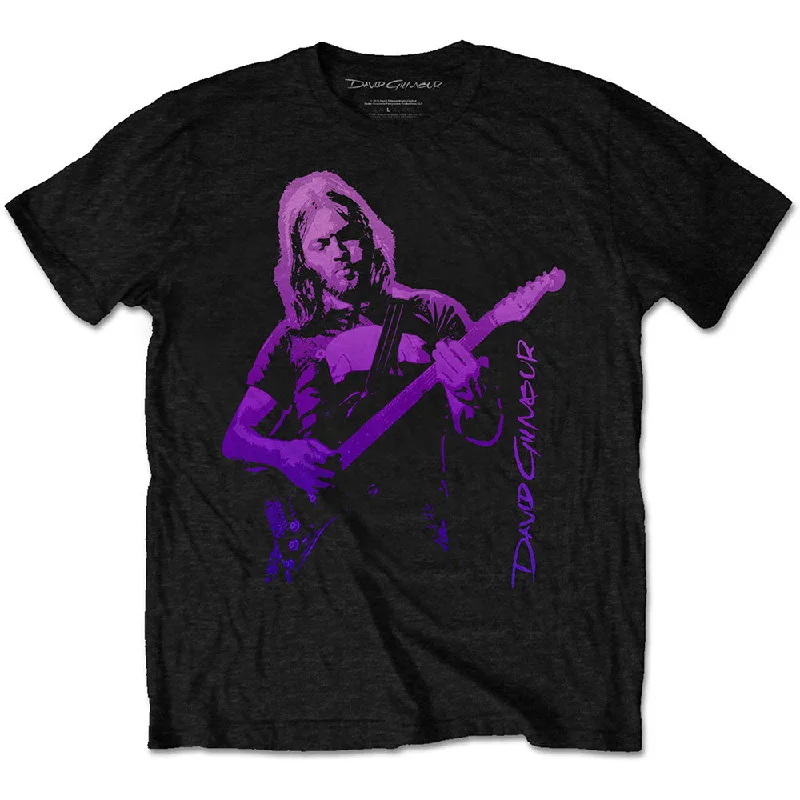 David Gilmour | Official Band T-Shirt | Pig Gradient Polka Dot Checkered Tartan