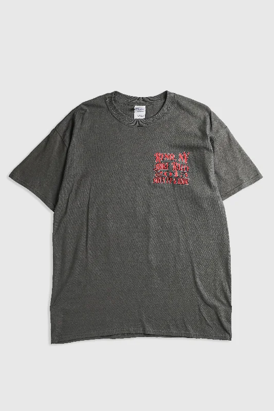 Deadstock Reno Bike Rally Tee - L Graphic Embroidered Appliqued