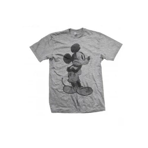 Disney | Official Band T-Shirt | Mickey Mouse Sketch Polka Dot Checkered Tartan