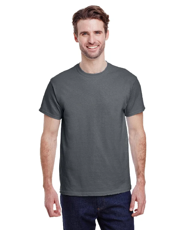 Gildan Heavy Cotton T-Shirt | Tweed V-Neck T-Shirt Long Sleeve Cotton