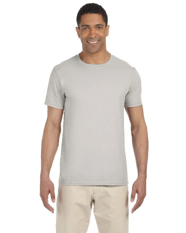 Gildan SoftStyle T-Shirt | Ice Grey Lace Blend Ribbed Blend Corduroy Blend