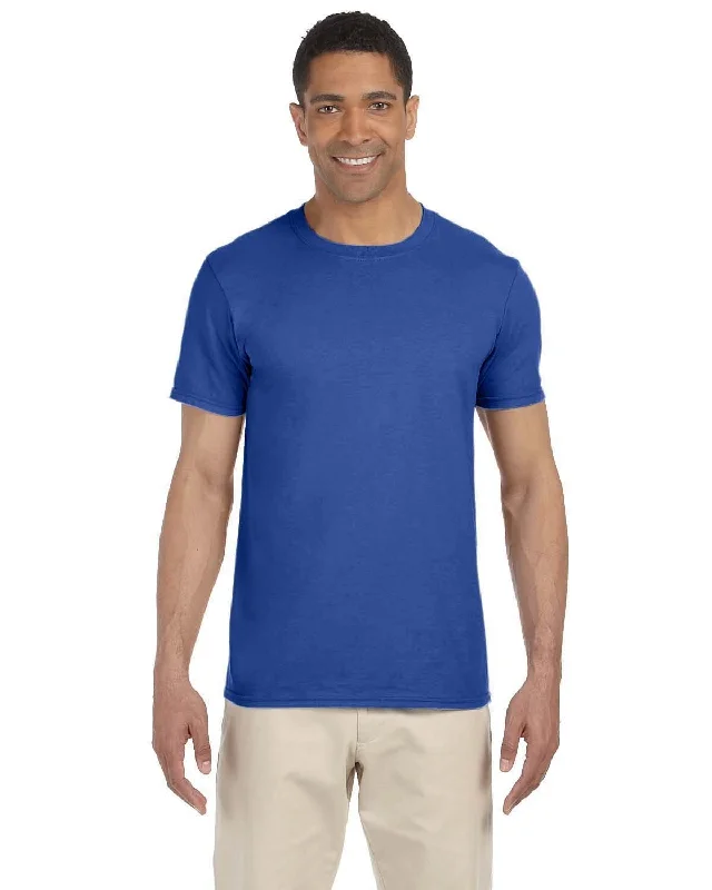 Gildan SoftStyle T-Shirt | Metro Blue Cashmere Blend Cotton Blend Poly Blend