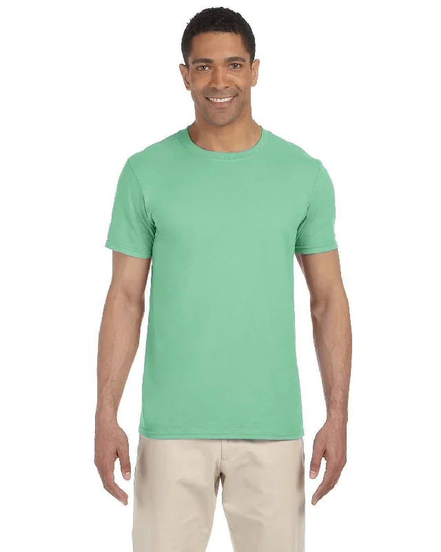 Gildan SoftStyle T-Shirt | Mint Green Knit Fabric Woven Fabric Fleece Fabric