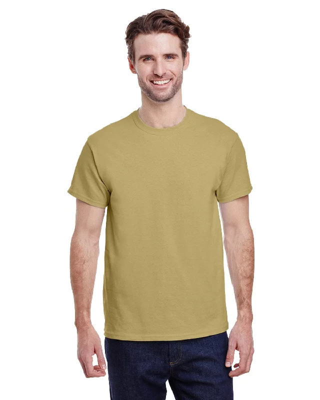 Gildan Ultra Cotton Heavyweight T-Shirt | Tan Jersey Fabric Tulle Fabric Batik Fabric