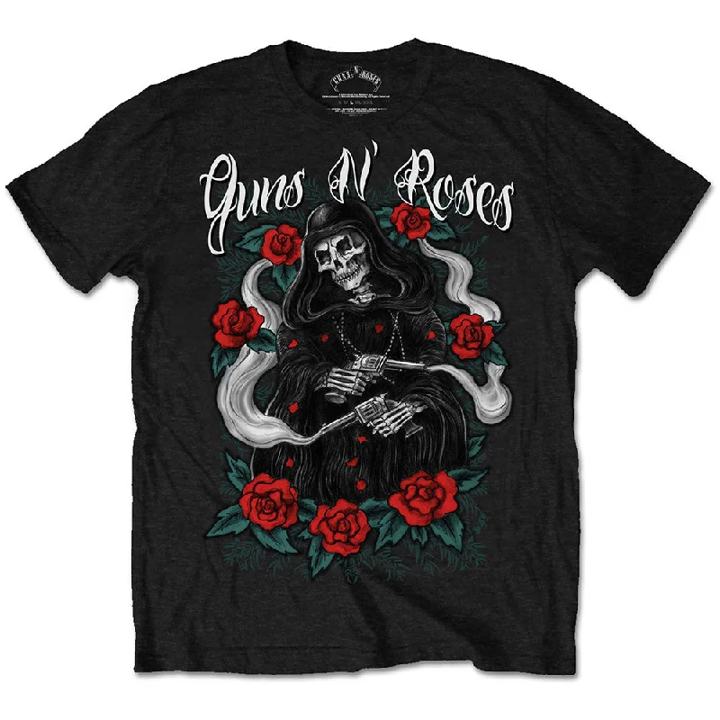 Guns N' Roses | Official Band T-Shirt | Reaper Collared Crew Neck Turtle Neck