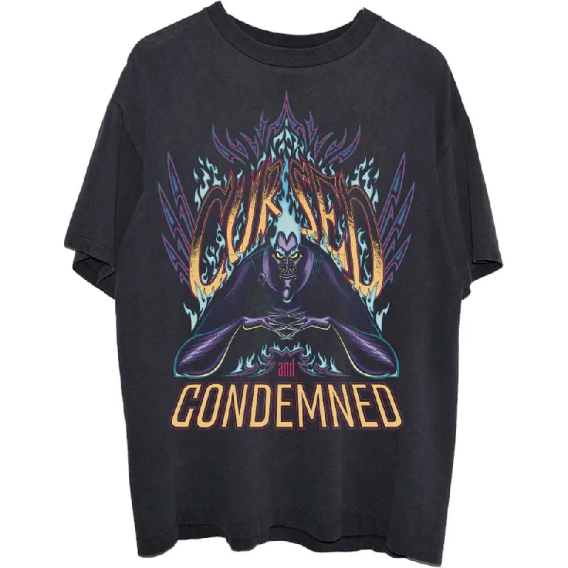 Disney | Official Band T-Shirt | Hercules Hades Cursed Denim Fabric Leather Fabric Suede Fabric