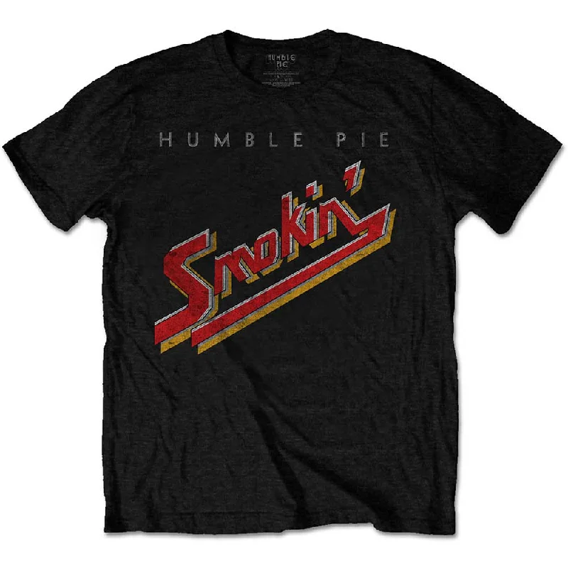 Humble Pie | Official Band T-Shirt | Smokin' Vintage Chenille Blend Fleece Blend Nylon Blend