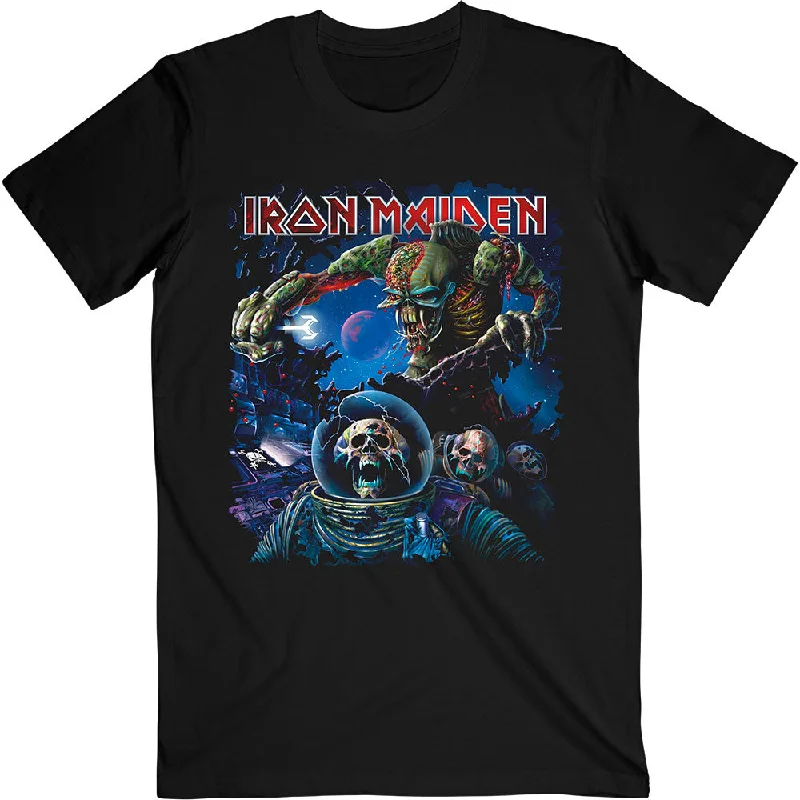 Iron Maiden | Official Band T-Shirt | Final Frontier Solid Print Embellished