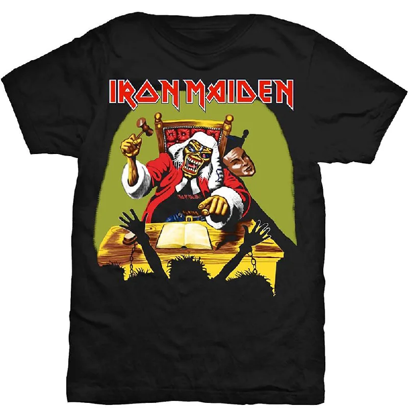 Iron Maiden | Official Band T-Shirt | Deaf Sentence Elasticated Padded Insulated