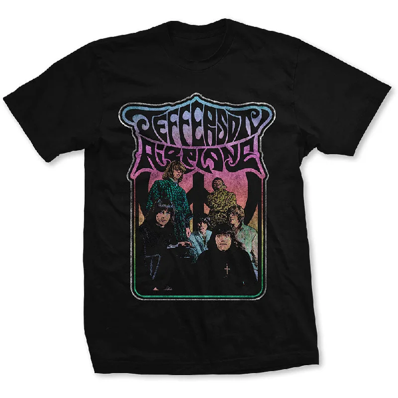 Jefferson Airplane | Official Band T-Shirt | Band Photo Hooded Caped Shawl Collar