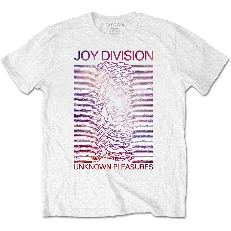 Joy Division | Official Band T-shirt | Space - Unknown Pleasures Gradient Fashionable Trendy Casual Joy Division | Official Band T-shirt | Space - Unknown Pleasures Gradient Fashionable Trendy Casual