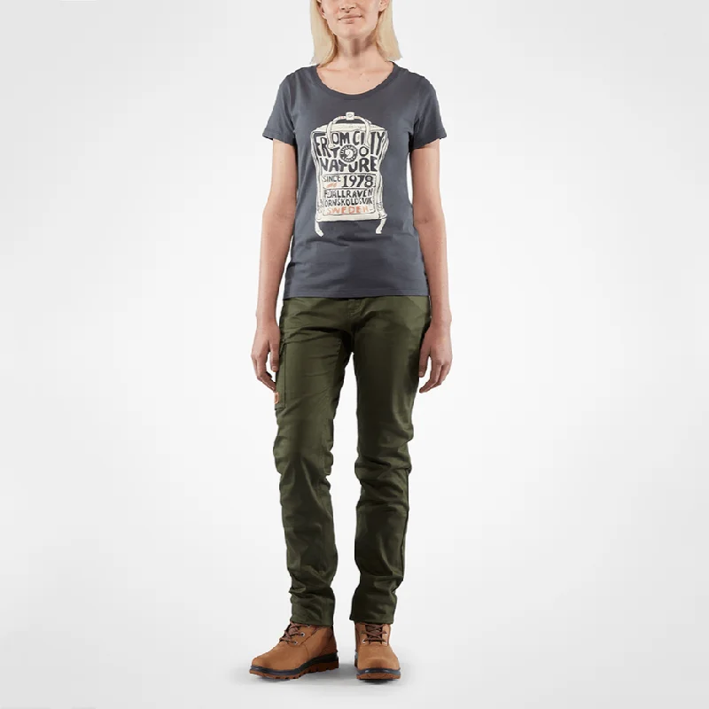 Kånken T-Shirt W Houndstooth Herringbone Solid