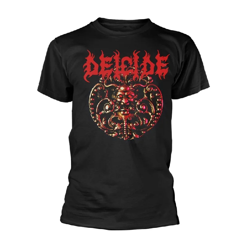 Deicide Unisex T-shirt: Deicide (back print) Fitted T-Shirt Seamless Stretchy