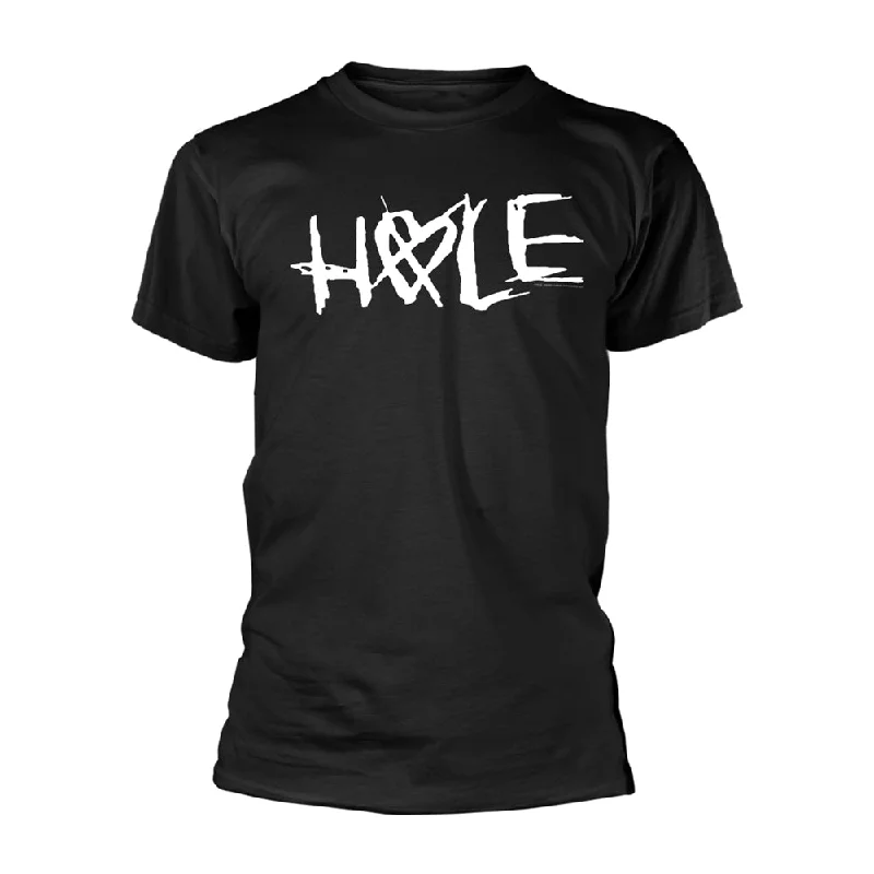 Hole | Official Band T-Shirt | Shut Up (back print) Hooded Caped Shawl Collar