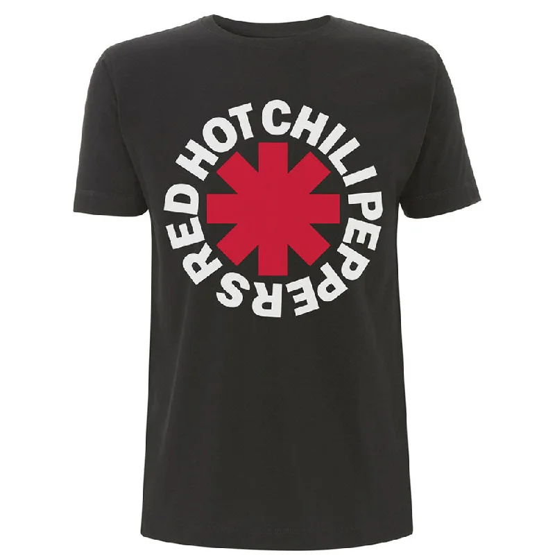 Red Hot Chili Peppers | Official Band T-Shirt | Classic Asterisk Chenille Brocade Lace Red Hot Chili Peppers | Official Band T-Shirt | Classic Asterisk Chenille Brocade Lace
