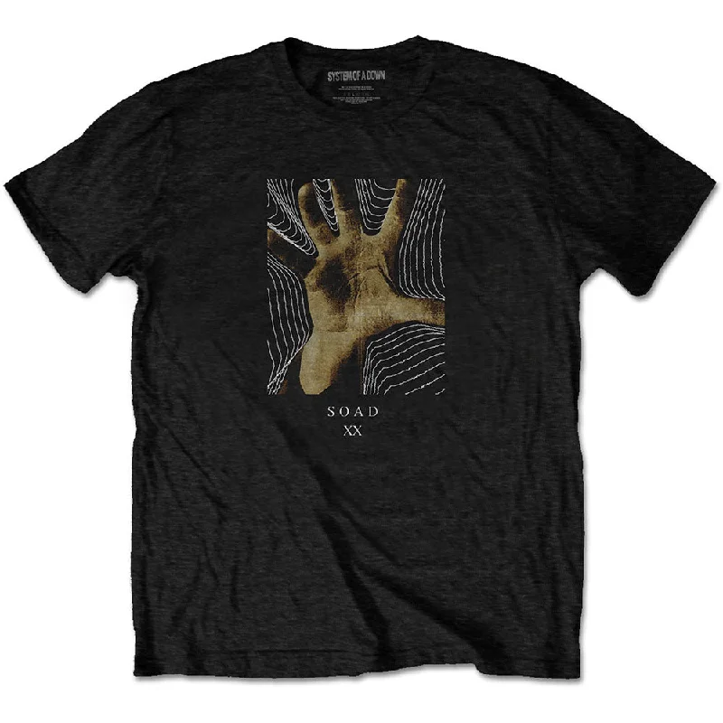 System Of A Down | Official Band T-Shirt | 20 Years Hand Front Pockets Side Pockets Patch Pockets System Of A Down | Official Band T-Shirt | 20 Years Hand Front Pockets Side Pockets Patch Pockets