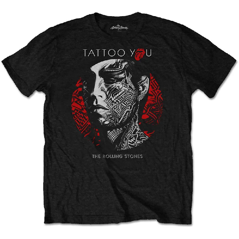 The Rolling Stones | Official Band T-Shirt | Tattoo You Circle Rayon Velvet Corduroy The Rolling Stones | Official Band T-Shirt | Tattoo You Circle Rayon Velvet Corduroy