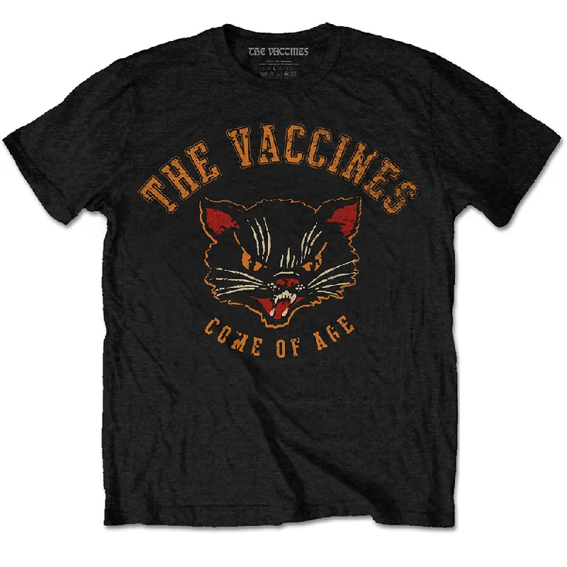 The Vaccines | Official Band T-shirt | Cat Knit Fabric Woven Fabric Fleece Fabric