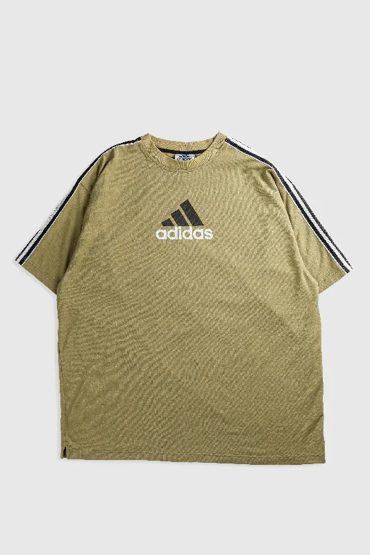 Vintage Adidas Tee - XXL Front Pockets Side Pockets Patch Pockets