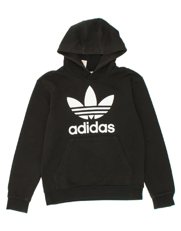 ADIDAS Boys Graphic Hoodie Jumper 11-12 Years Black Cotton Hoodie with Rhinestones Sparkly Elegant ADIDAS Boys Graphic Hoodie Jumper 11-12 Years Black Cotton Hoodie with Rhinestones Sparkly Elegant